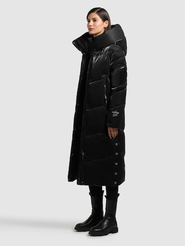 khujo Winter coat 'Pulset Shiny' in Black