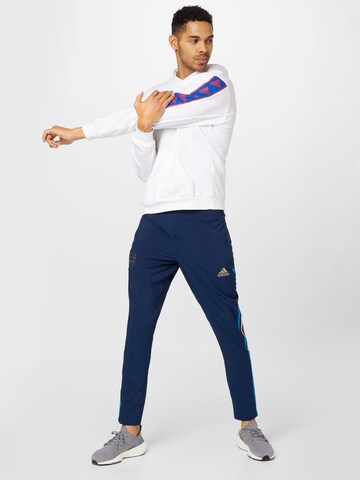 Effilé Pantalon de sport 'Arsenal Presentation' ADIDAS SPORTSWEAR en bleu