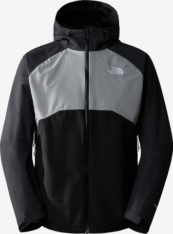 THE NORTH FACE Regular Fit Udendørsjakke 'STRATOS' i sort: forside