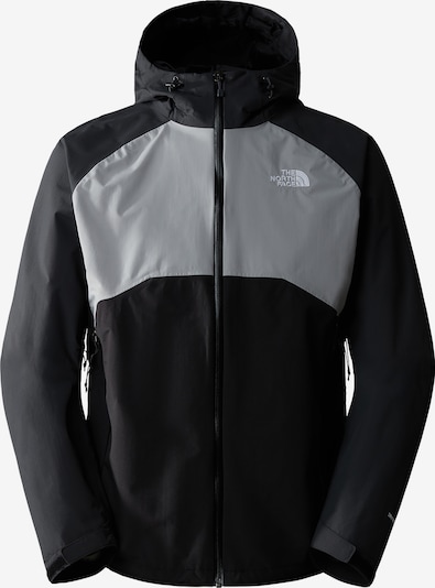 THE NORTH FACE Outdoorjas 'STRATOS' in de kleur Grijs / Zwart / Wit, Productweergave