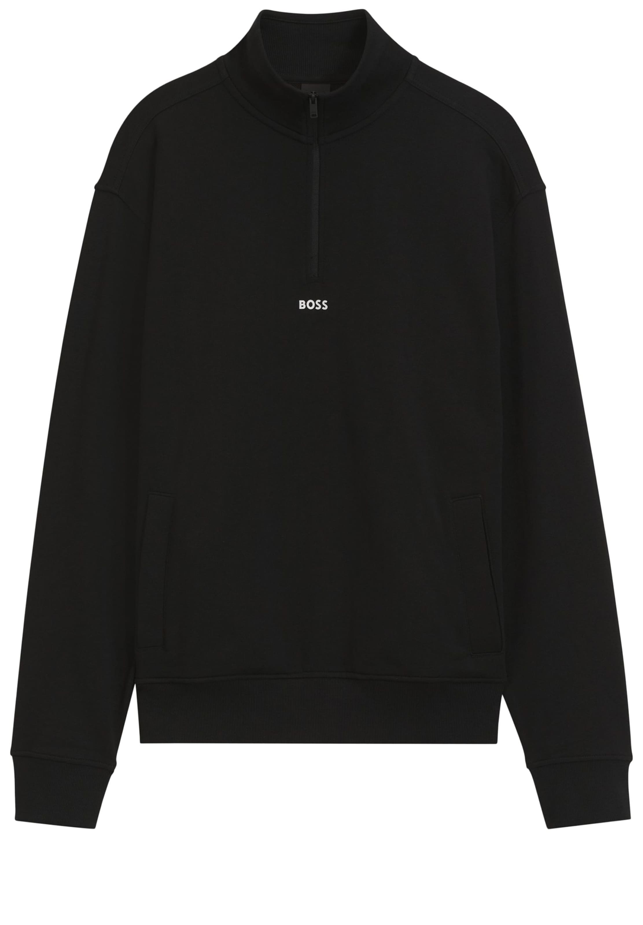 BOSS Sweatshirt in Schwarz: Vorderseite