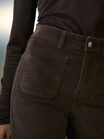 Wide Leg Pantalon Next en marron