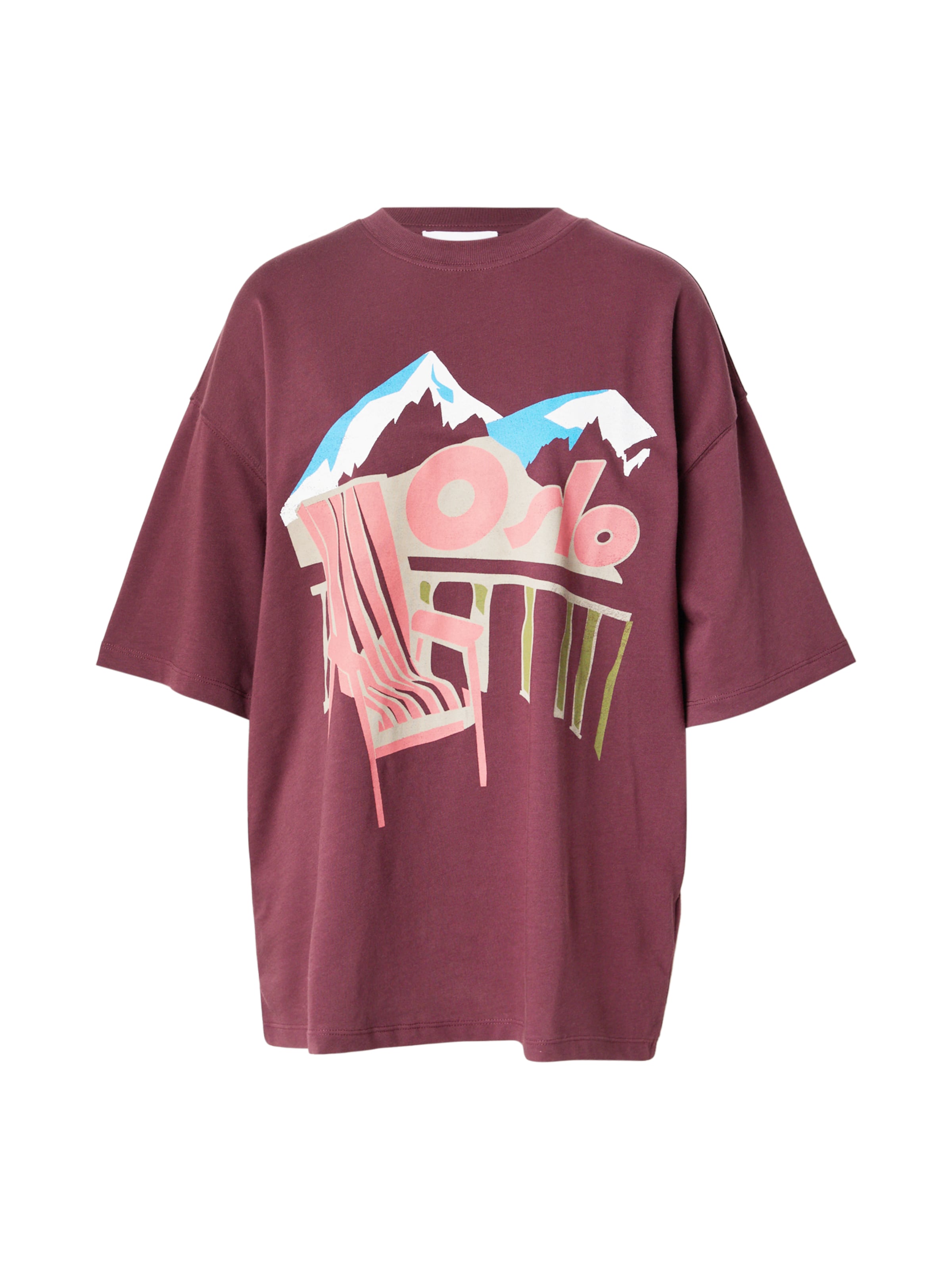 TOPSHOP Tričko 'TSLINE' - Červená: predná strana