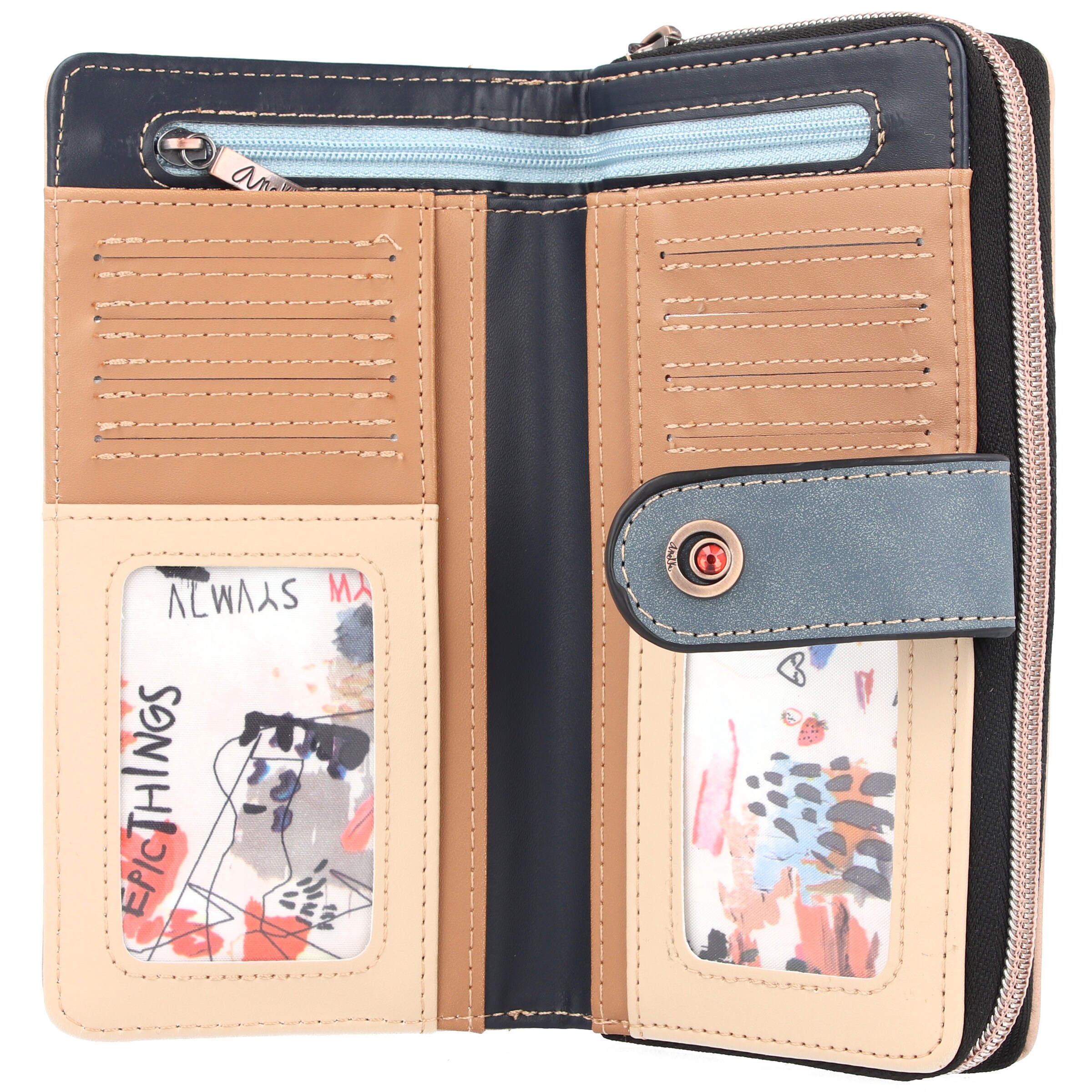 Anekke Wallet 'Fun&Music' in Mixed colors