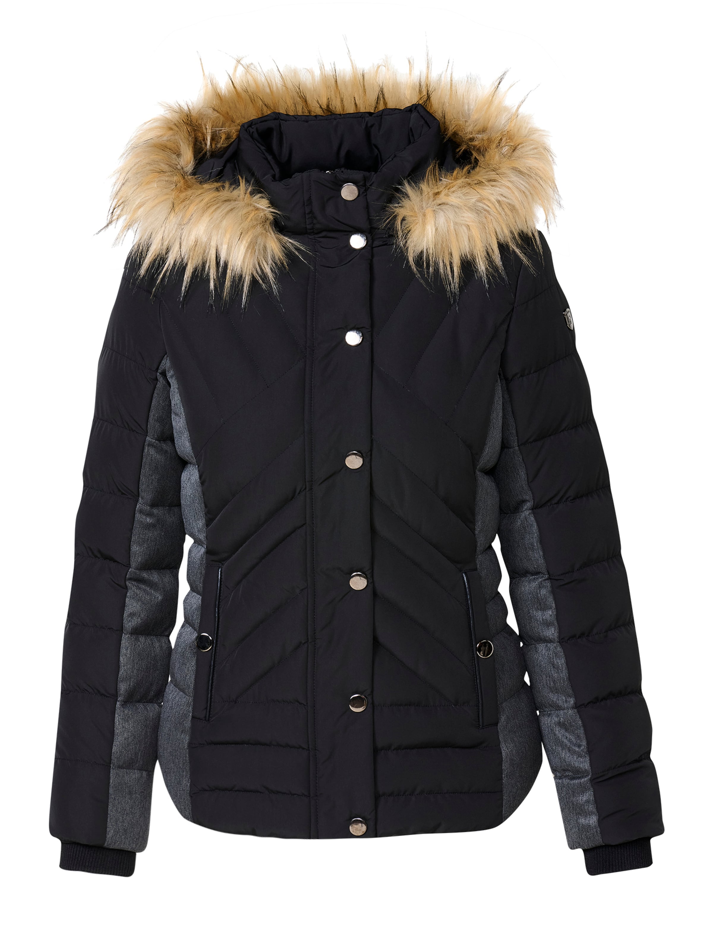 KOROSHI Jacke in Schwarz: Vorderseite