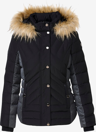 KOROSHI Jacke in L in grau / schwarz, Produktansicht