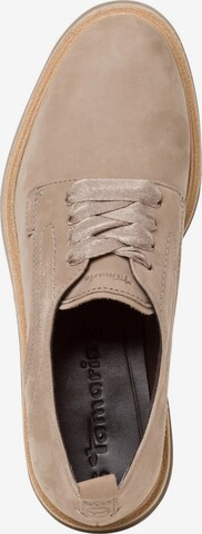 TAMARIS Veterschoen in Beige