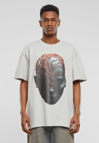 T-Shirt Forgotten Faces en gris : devant
