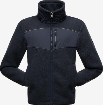 STONE HARBOUR Athletic Fleece Jacket in Blue