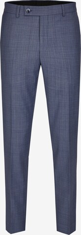 HECHTER PARIS Regular Pleated Pants in Blue: front