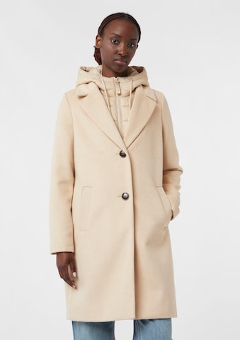 comma casual identity Tussenmantel in Beige: voorkant