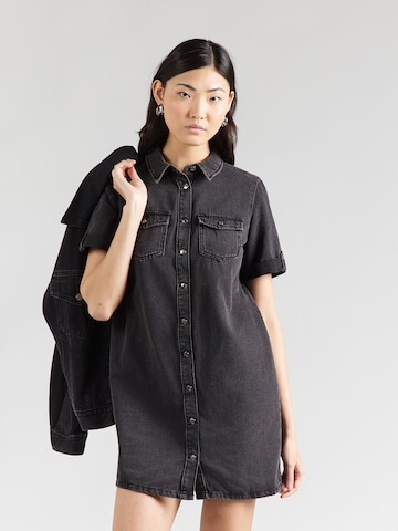 VERO MODAKošulja haljina 'VMJennie' - crna boja: prednji dio