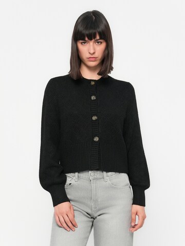 JDY Вязаная кофта 'JDYAMANDA' в Черный: спереди