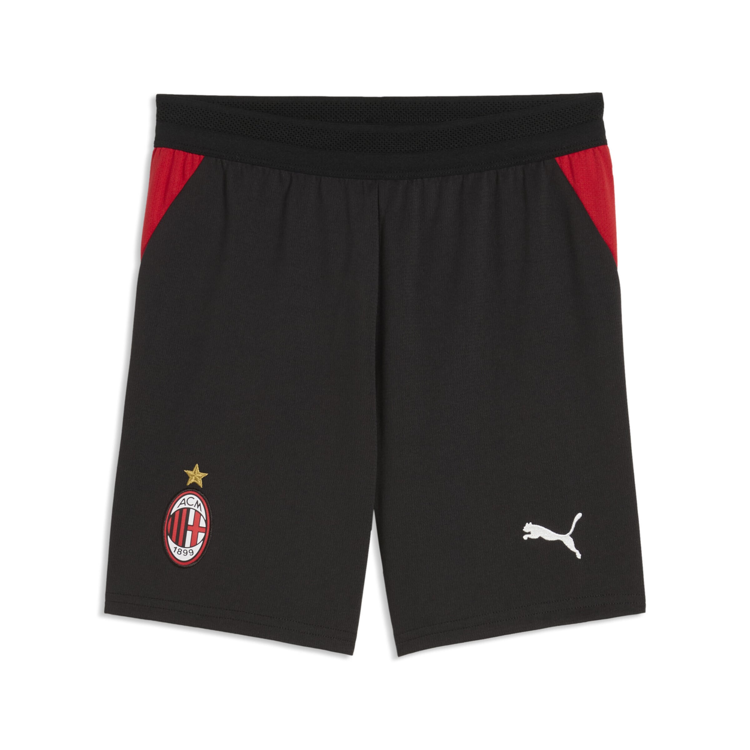 PUMA Regular Sportbroek 'AC Milan 26/27' in Zwart: voorkant