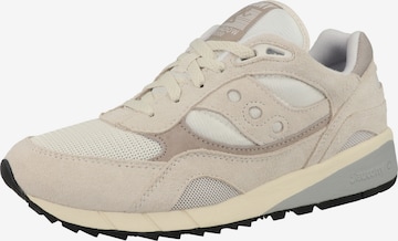 Sneaker bassa ' Shadow 6000 ' di saucony in beige: frontale