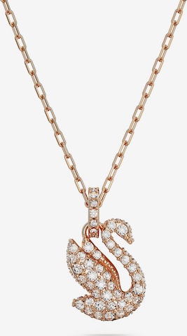 Swarovski Necklace in Pink: front