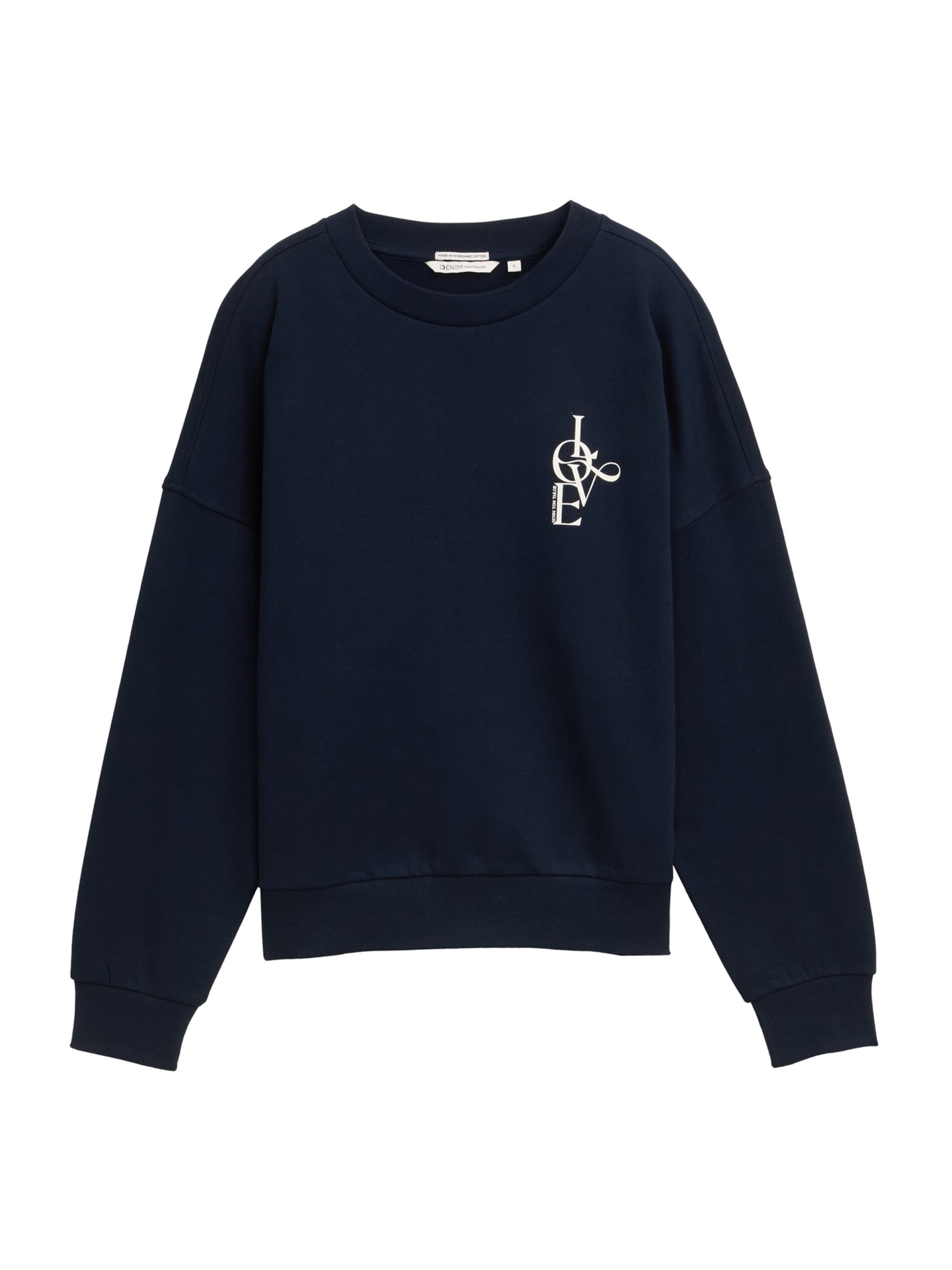 TOM TAILOR DENIM - Sudadera en azul: frente