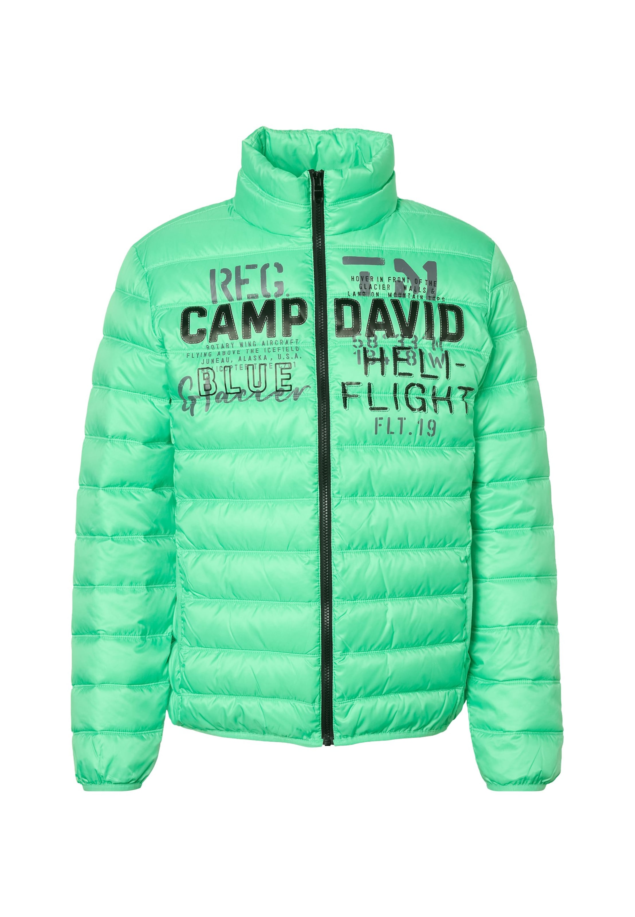 Giacca di mezza stagione di CAMP DAVID in verde: frontale