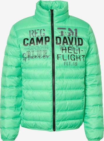 Giacca di mezza stagione di CAMP DAVID in verde: frontale