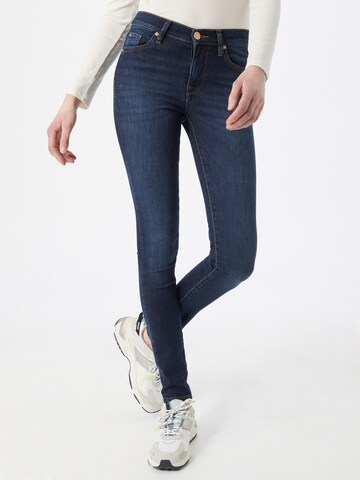 Skinny Jeans 'New Soph' de la Yellow Blue Denim pe albastru: față