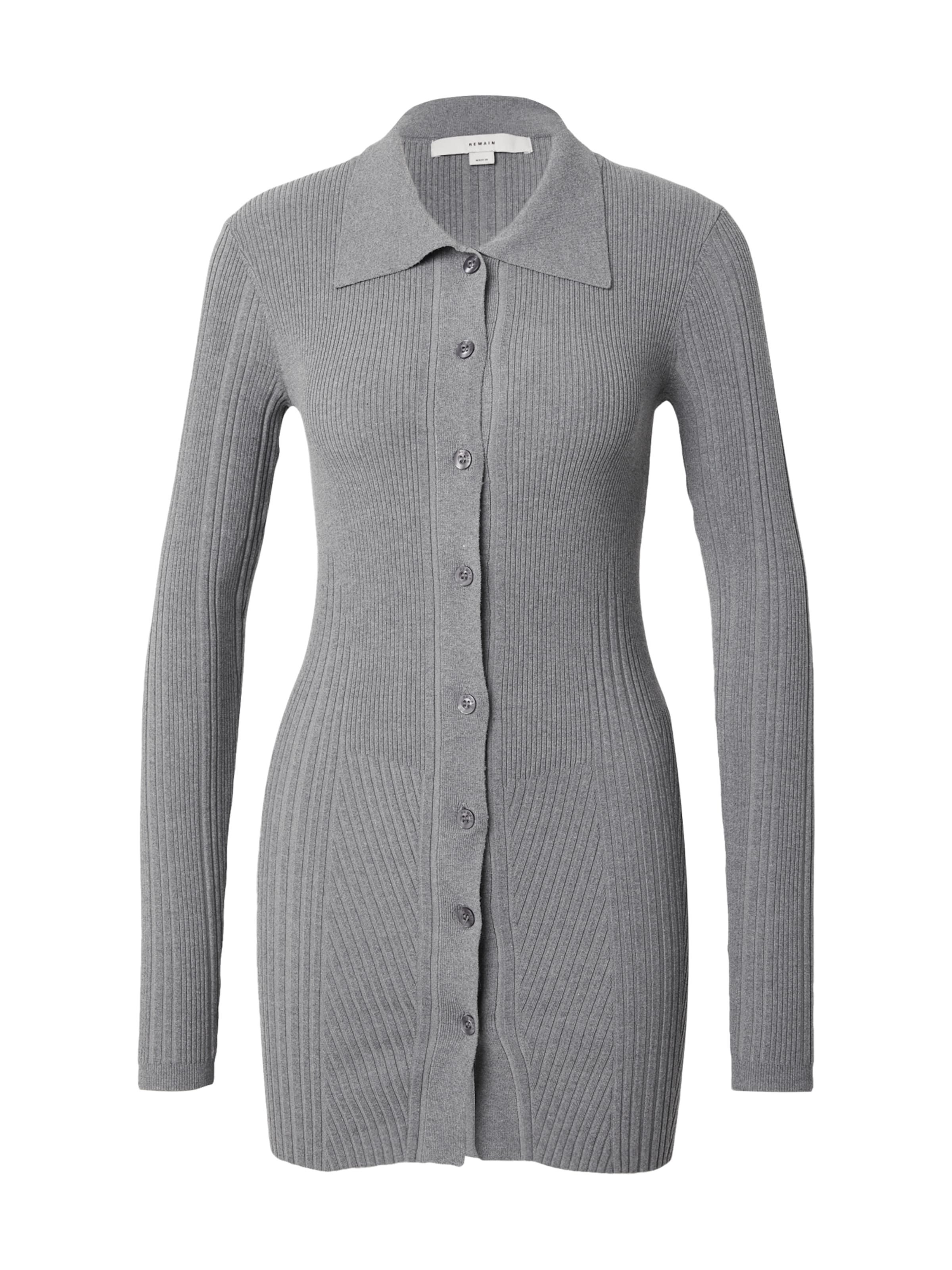 REMAIN Cardigan i grå: forside