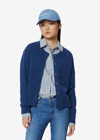 Marc O'Polo DENIM Gebreid vest in Blauw: voorkant