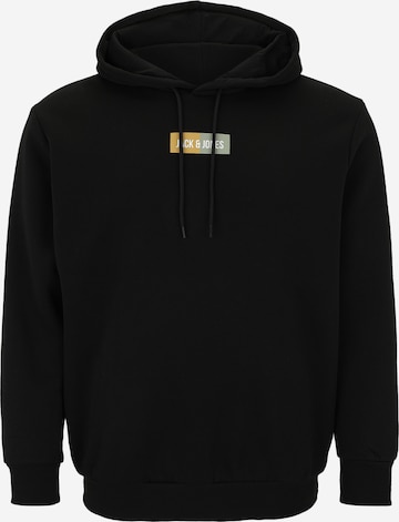 Sweat-shirt 'JJPAN' Jack & Jones Plus en noir : devant
