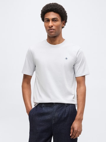 SCOTCH & SODA T-shirt 'Seasonal Core' i vit: framsida