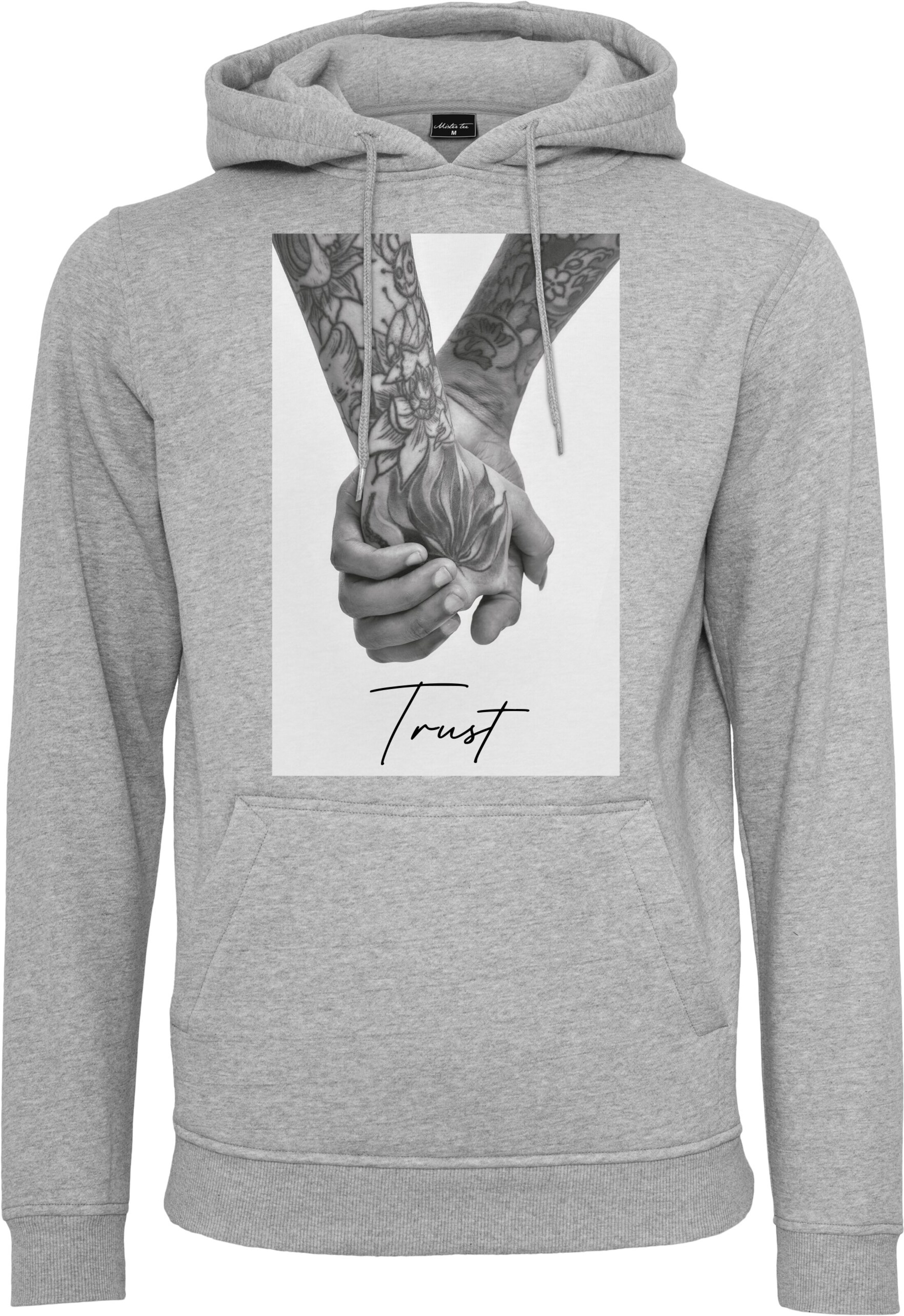 MT Men Sweatshirt 'Trust 2.0' in Grau: Vorderseite