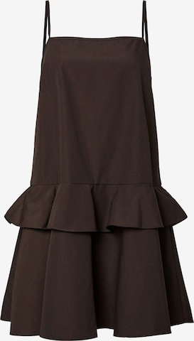 PIECES Kleid 'PCFarry' in Braun: Vorderseite
