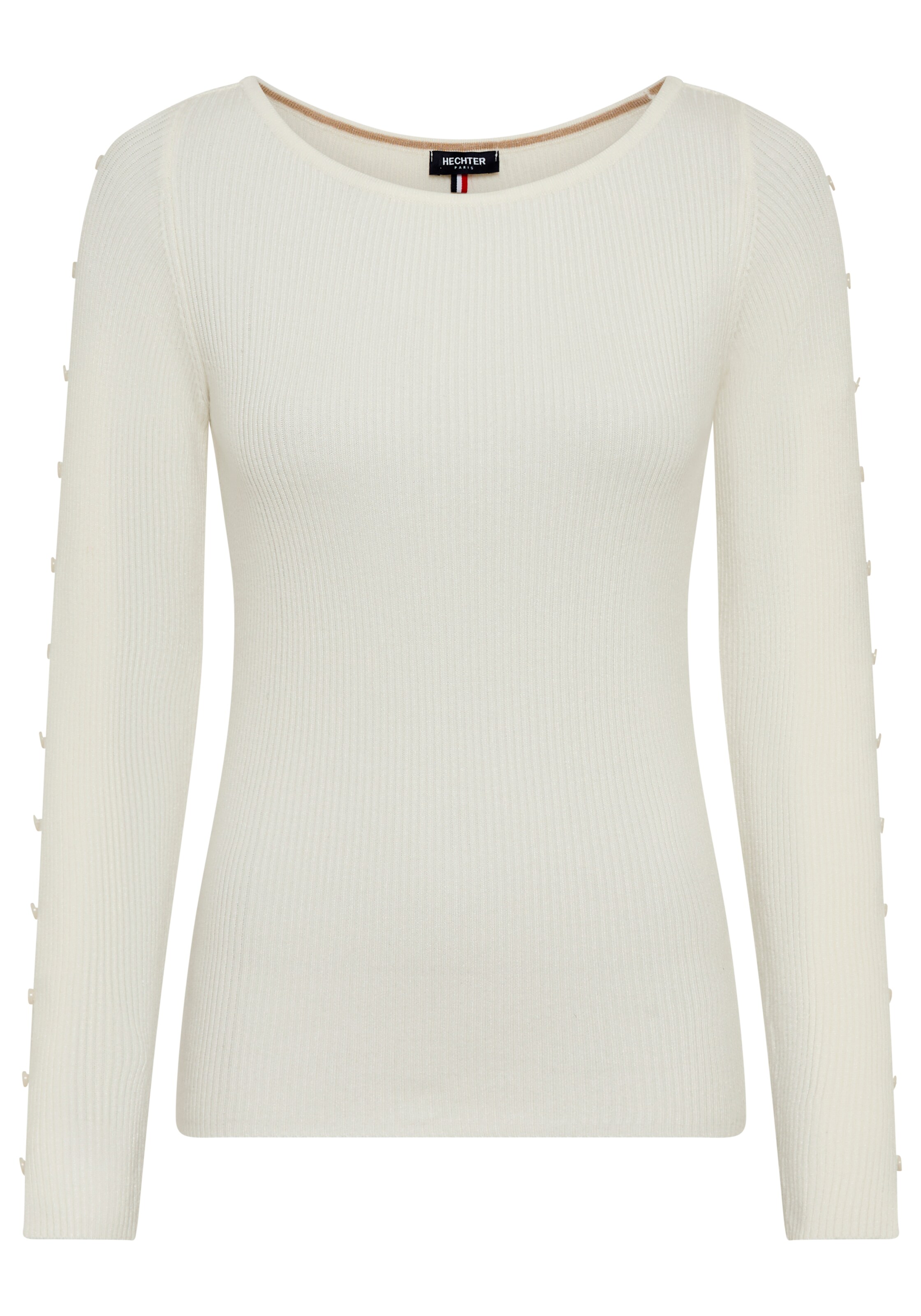 HECHTER PARIS Pullover in Weiß: Vorderseite