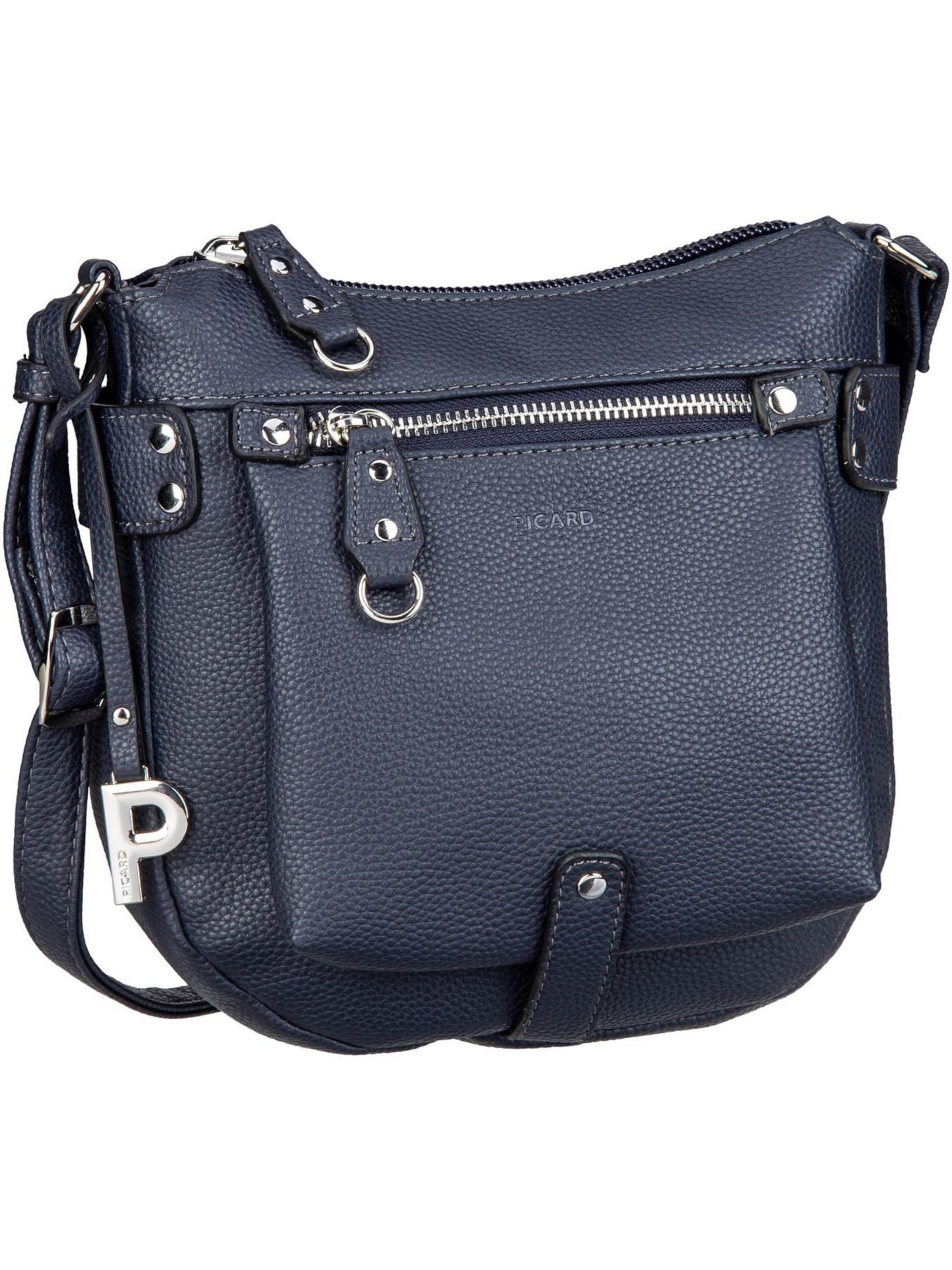 Picard Umhängetasche 'Loire' in Blau: Vorderseite