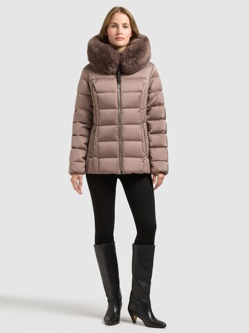 khujo Jacke 'Danida' in Braun
