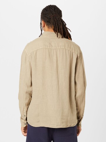 Abercrombie & Fitch Regular Fit Hemd in Beige