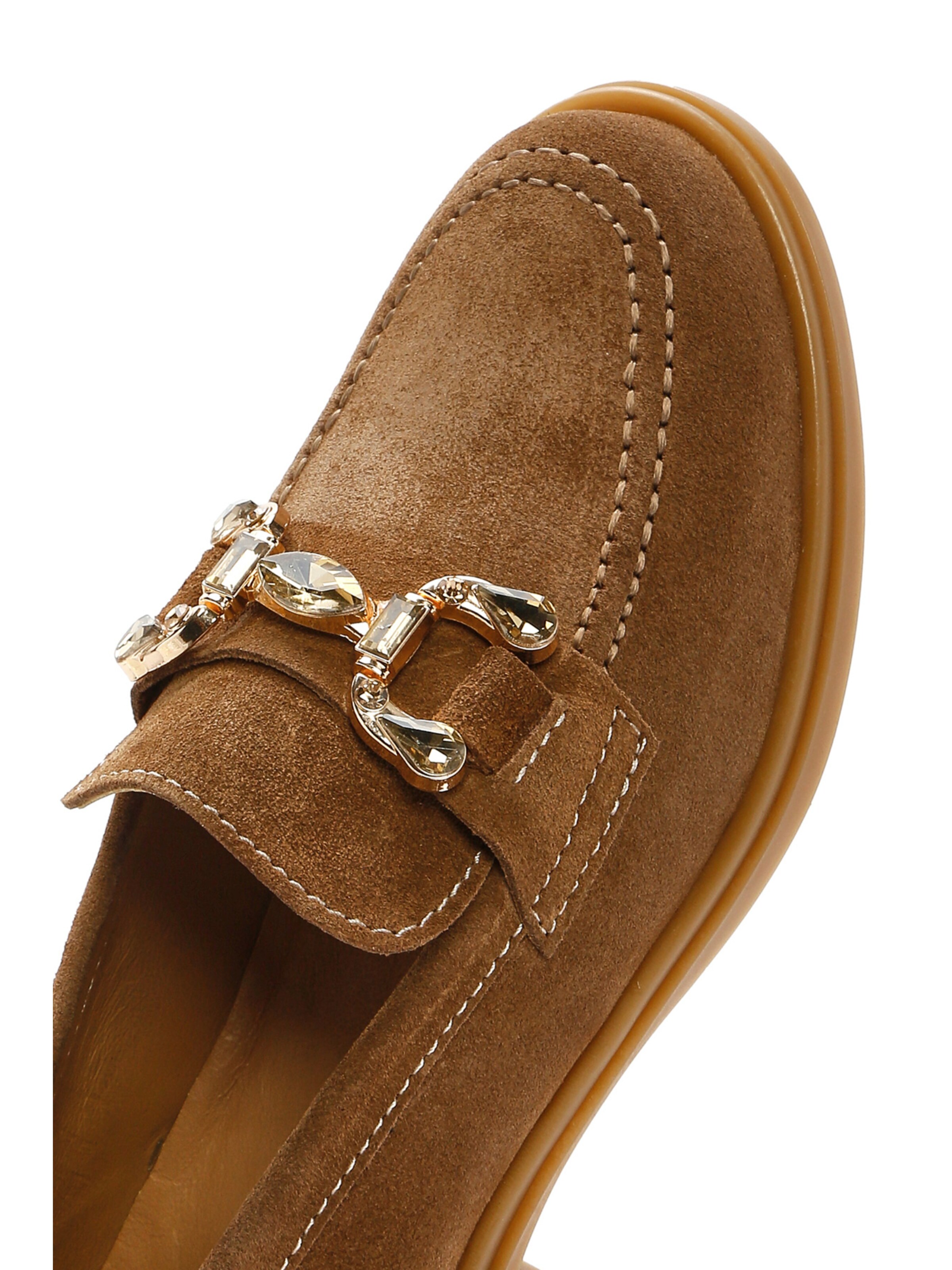 Derimod Slipper in Braun