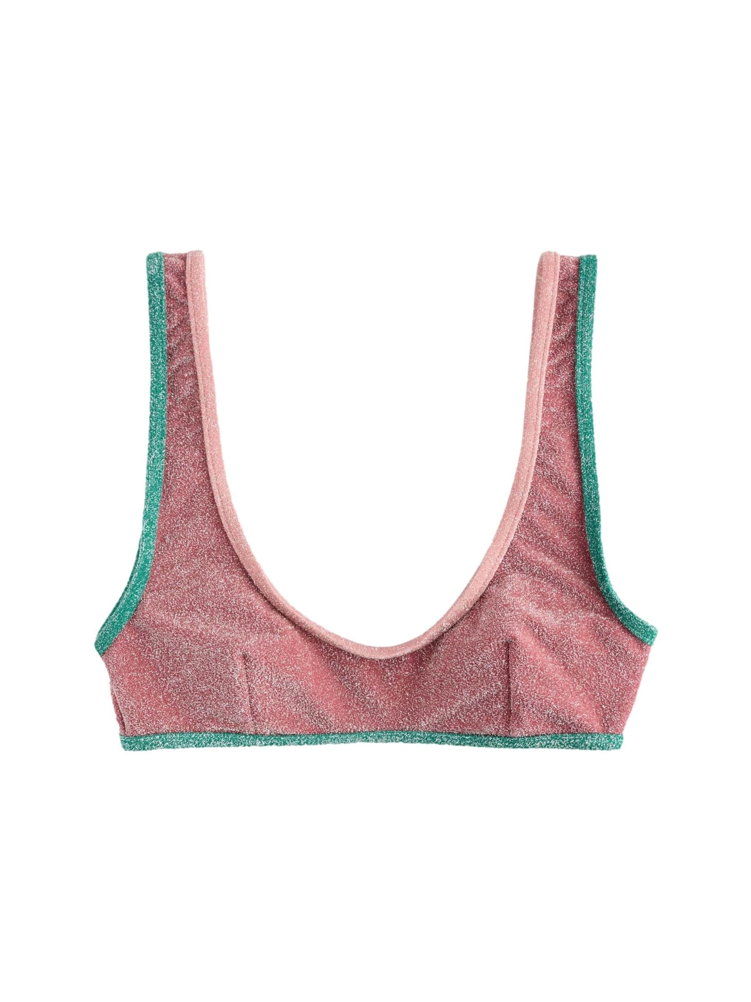 rozā Next Bezvīļu Bikini augšdaļa: no priekšpuses