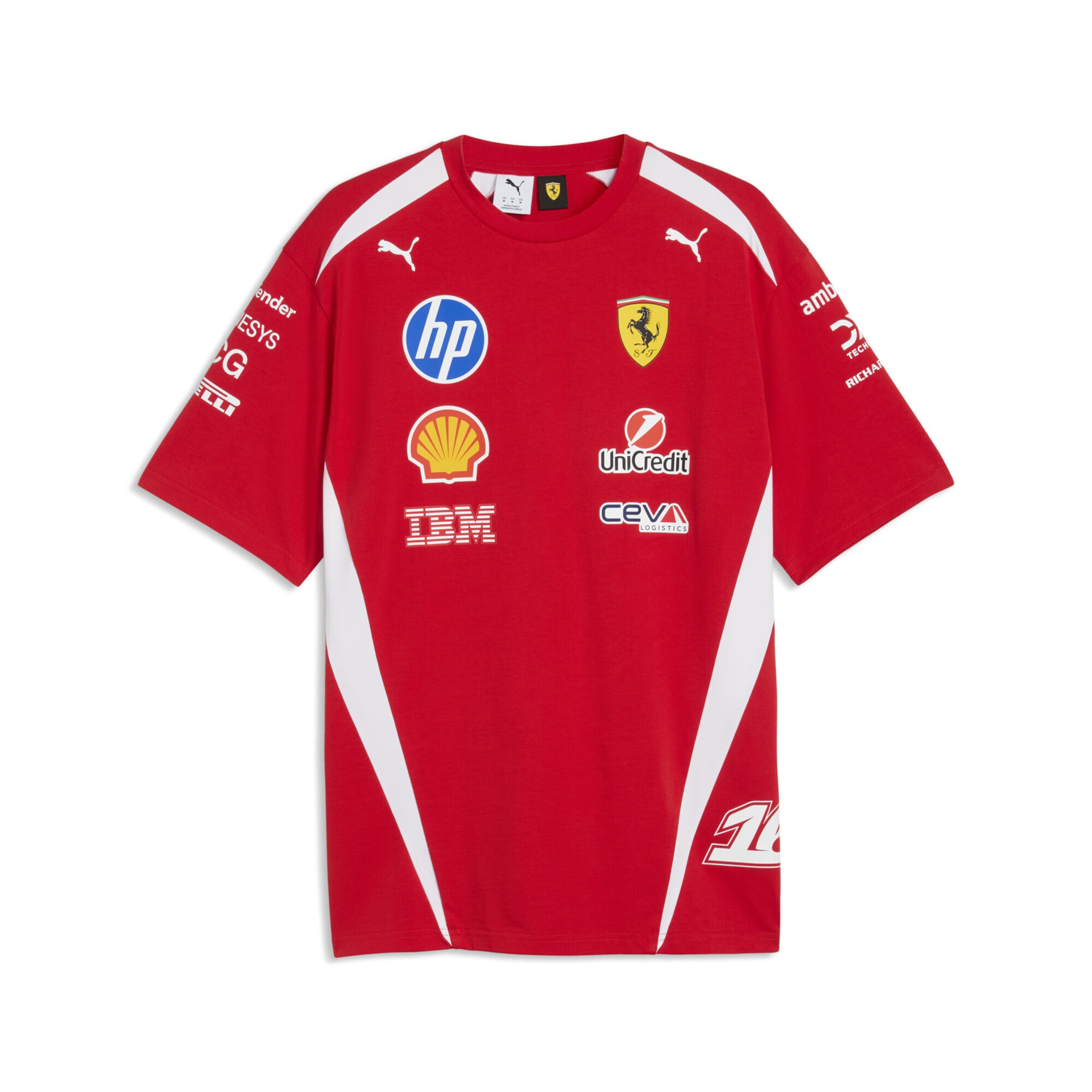 PUMA Funktionsshirt 'Scuderia Ferrari HP Replica' in Rot: Vorderseite