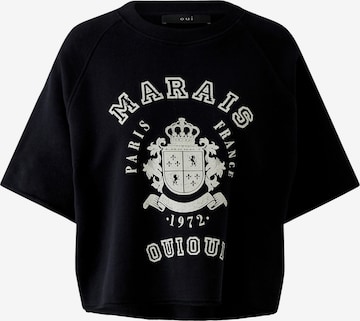 OUI Shirt in Black: front