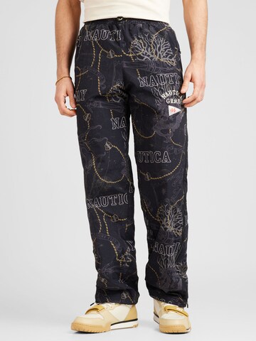 Grimey Regular Trousers 'MIGHTY HARMONIST' in Black: front