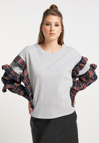 myMo ROCKS - Sweatshirt em cinzento: frente