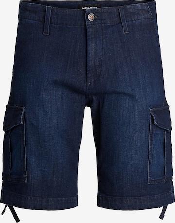 Regular Jeans cargo 'CHARLIE' JACK & JONES en bleu : devant