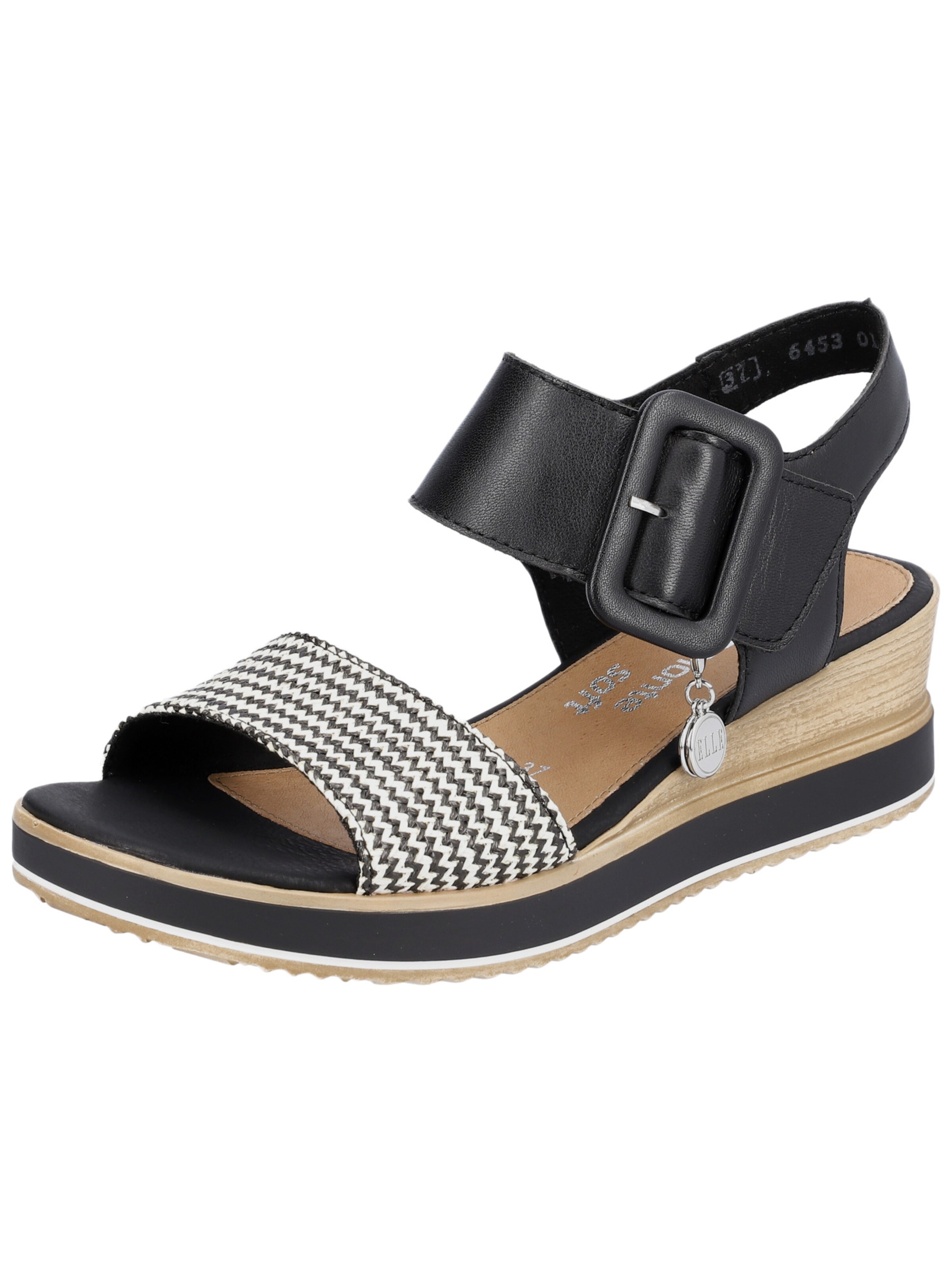 Sandales REMONTE en noir : devant