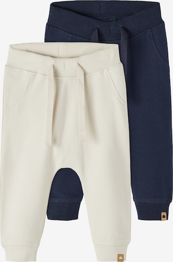 Pantaloni 'Takki' NAME IT di colore crema / blu notte / marrone, Visualizzazione prodotti