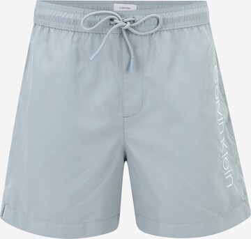 Calvin Klein Swimwear Board Shorts in Grey: front