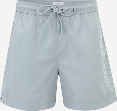 Pantaloncini da bagno Calvin Klein Swimwear di colore grigio chiaro, Visualizzazione prodotti