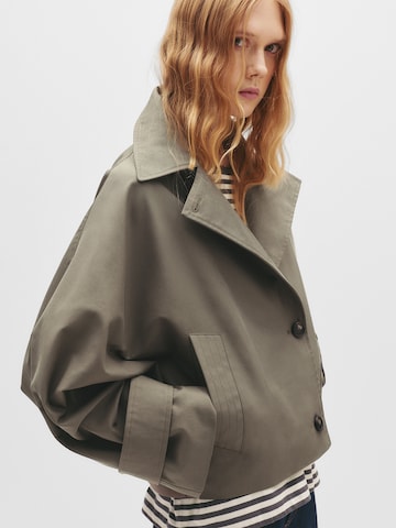Manteau mi-saison Pull&Bear en vert