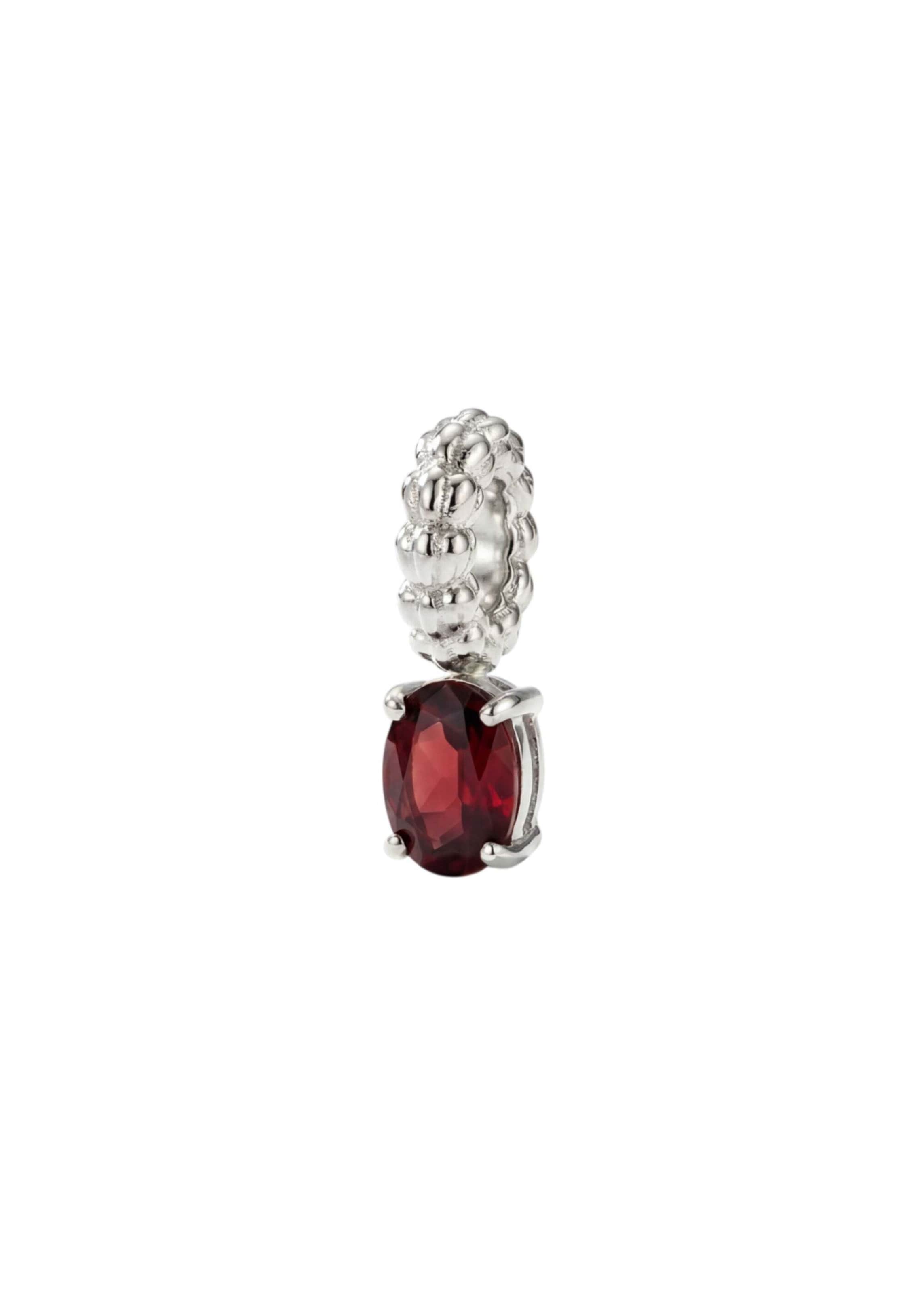 Pendentif 'Januar Granat' PURELEI en rouge : devant