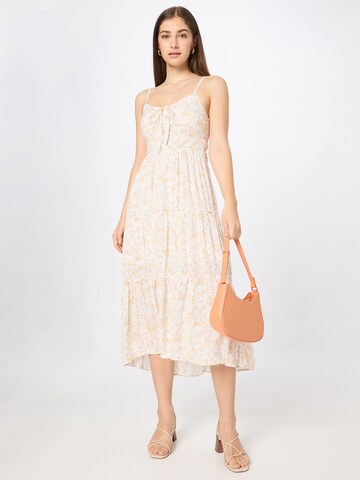 HOLLISTER Letní šaty 'BARE' – bílá