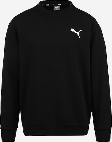 PUMA Athletic Sweatshirt in Black: front