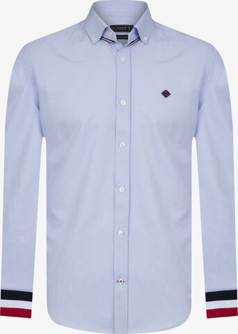 Regular fit Camicia 'Toan' di Sir Raymond Tailor in blu: frontale